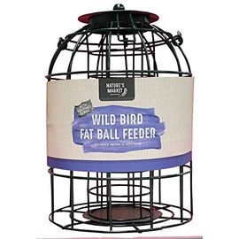 Natures Market BF008FB Squirrel Guard Hanging Fat Ball Feeder