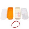 Square Bear School 2-Tier Lunch Box KS21-4 The Bears School