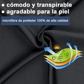 Bandanas Deportivas para Hombre y Mujer, 4 Packs Pañuelo de Cabeza de Sedoso y Elástico Protección contra El Viento y Los Rayos UV para Yoga, Carrera, Ciclismo, Montañismo, Esquí (Azul+Gris)