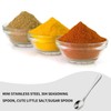 8pcs 7.5cm×1.6cm Tiny Stainless Steel Spoons Set, 304 Steel Mini