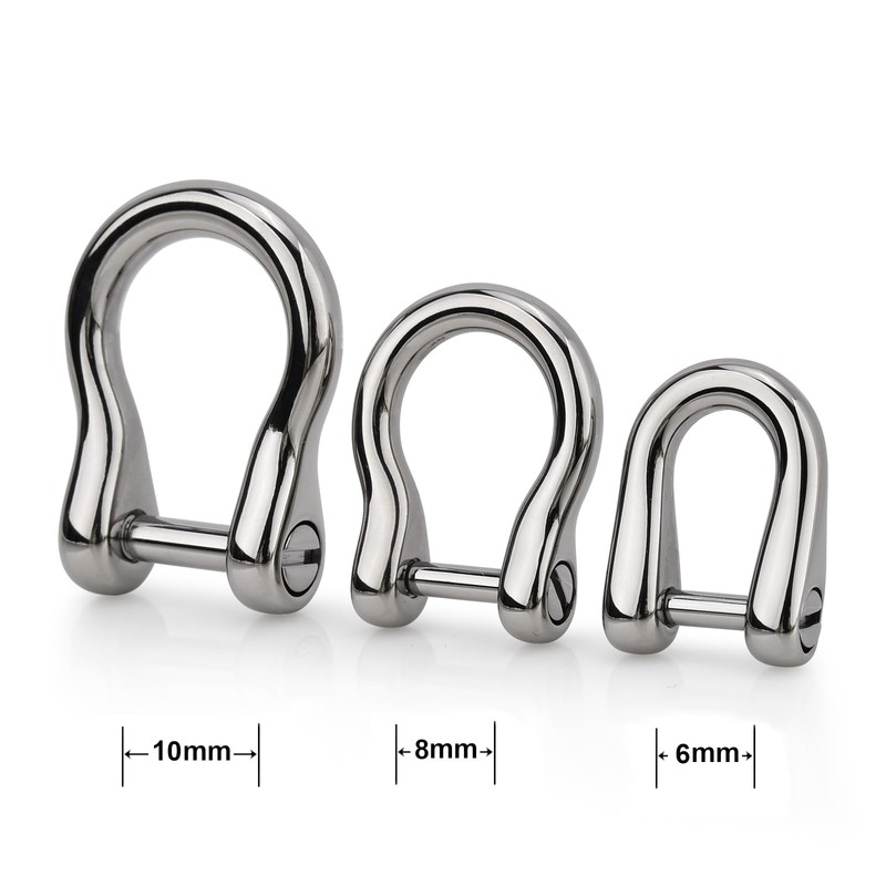 [AutCreation] U Ring Titanium Key Chain Ring Key Ring Lightweight