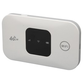 4G WLAN Router, MF800 EU Auto Mobil Hotspot, Tragbarer 4G LTE Modem Router mit SIM Kartensteckplatz, Unterstützt 10 Geräte, Kabelloser LTE Router mit LED Bildschirmanzeige und