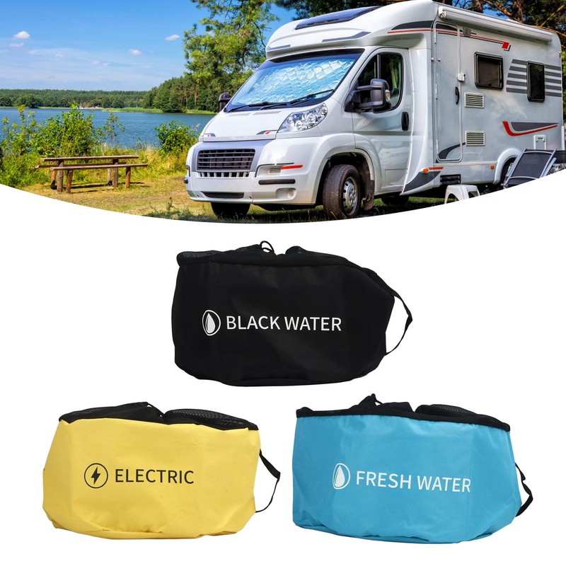 Caravan Storage Solutions, RV Utility Pocket,RV Water Hose Pockets,Waterproof Interior,