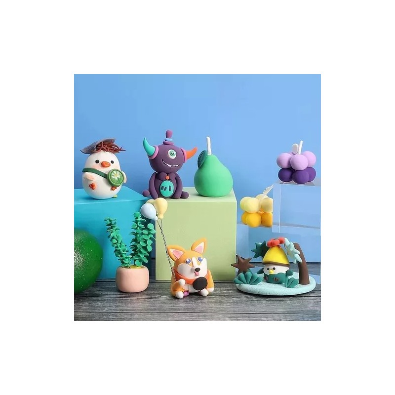 Hulu Plastilina Arte De Arcilla Creativa Para Niños 36 Pzs