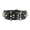 2" Wide Spiked Dog Collars, Leather Dog Collars for Large