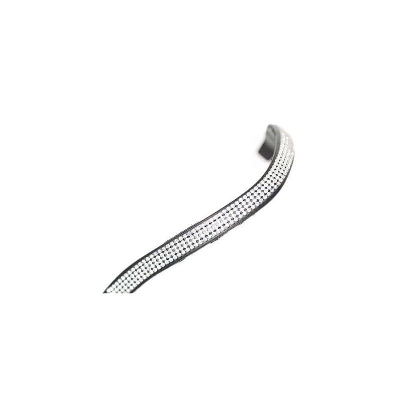 Shires Aviemore Small Diamante Browband-Black Pony