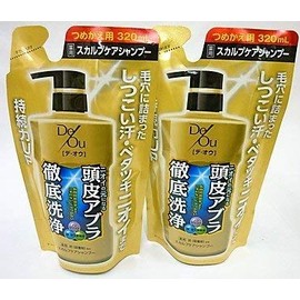 DeOh Medicated Scalp Care Shampoo, Refill, 11.8 fl oz (320 ml) x 2 Packs