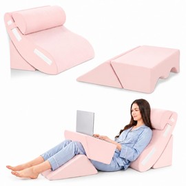 WSOFRALC 5PCS Orthopedic Wedge Pillow Set for After Surgery