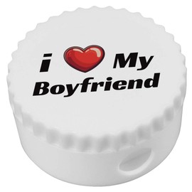 'I Love My Boyfriend' Compact Pencil Sharpener (PS00046211)