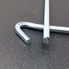 ToCi 24 x Tent Pegs, Galvanised Steel, 25 cm Long,