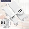 BigKing Door Bolt with Password Lock, Zinc Alloy Mechanical Combination