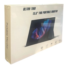 AYY 15.6" FHD PORTABLE MONITOR ULTA THIN 1080P 60 HZ BLACK