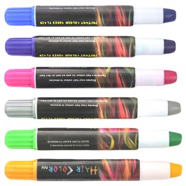 Ipetboom Temporary Hair Dye Chalk Pen Colors Easy for Girls Boys and Girls Hair Makeup