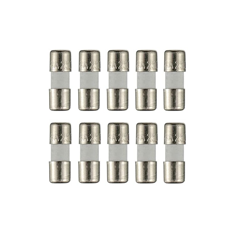 BOJACK 3.6x10mm 8A Fast Acting Ceramic Fuse F8a Universal Travel
