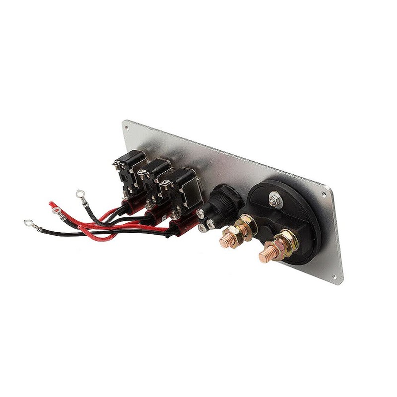 Riloer Racing Car 12V Ignition Switch Panel Kit 12V Universal