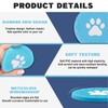 Piburth 4 Pack Car Cup Holder Coasters, Dog Paw Insert