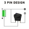 Runseaway 2Pcs Round Rocker Toggle Switch with Wire and Shell,
