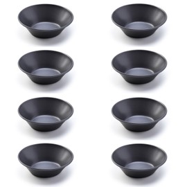 Xylarnoveth Pastel de Nata Tins Carbon Steel – 8 Pack Egg Tart Molds for Baking, Nonstick Mini Pie and Custard Tart Pans, Reusable Portuguese Custard Tart Shell Trays, Oven & Air Fryer Safe