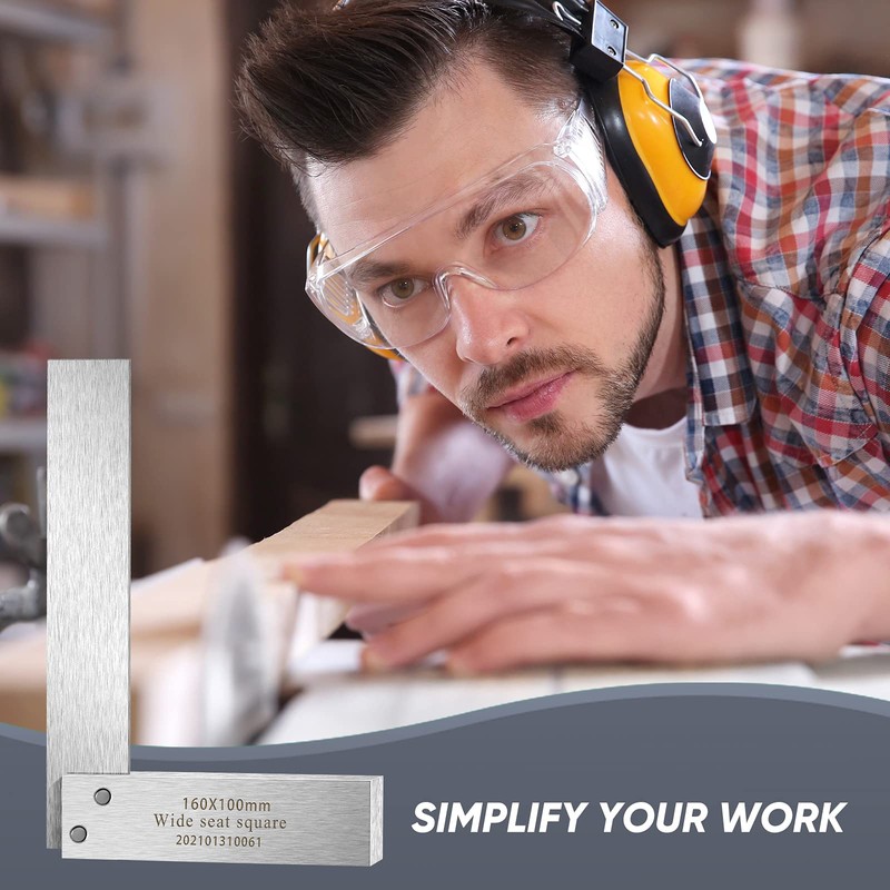 Machinist Square Set, 2", 3", 4" and 6" Squares Machinist