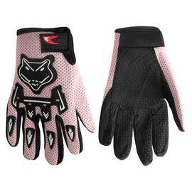 JAGASOL Kids Dirt Bike Gloves, Kids & Youth Power Sports Riding Gloves for Motorcycle, BMX, Mountain Bike, ATV, Full Finger Children Gloves for Outdoor Sports Cycling Camping Fishing