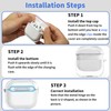 Veirrw Clear case Compatible with AirPods 4 with Active Noise