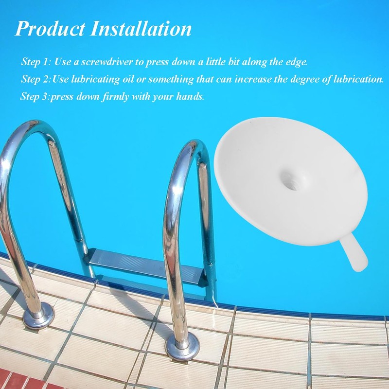 KACOMACO Pool Step Suction Cups Replacement for Innova Plas Ladder
