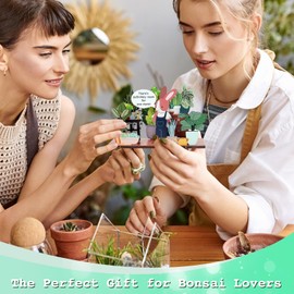 MAMAGIFTREE Cute Desk Companion for Plant Lovers, Gifts for Gardeners, Friends, Coworker, Motivational Spring Desk Decor | Plant Related Garden Gifts, Pop-Out Creative Therapy Wooden Bunny Themed