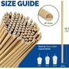 250 Paper Straws Cardboard Brown Kraft in Box Recycle Biodegradable