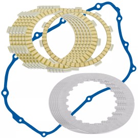 Caltric Clutch Friction Plates And Gasket Kit for Honda CM400C CM400E CM400T 1979-1981