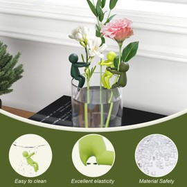 AlisisFores 6Pcs Plant Propagation Friends, Plant Cutting Holder Plant Support for Sprouts, Stems and Shoots, Cute Plant Propagation Buddy for a Plant Propagation Station or an Indoor Garden