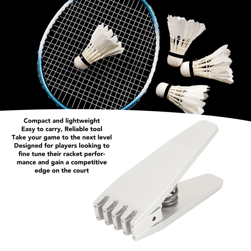 Badminton String Clamp Portable Racket String Tension Clamp Clamp 30lb