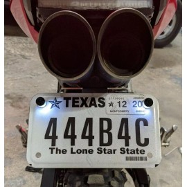 Beetelo Lighted License Plate Bracket for TOCE Exhaust Honda CBR 600 CBR600RR ALL 03-25