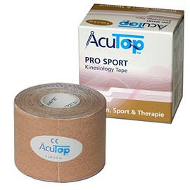 AcuTop PRO SPORT Kinesiology Tape, 5 cm x 5 m, Beige