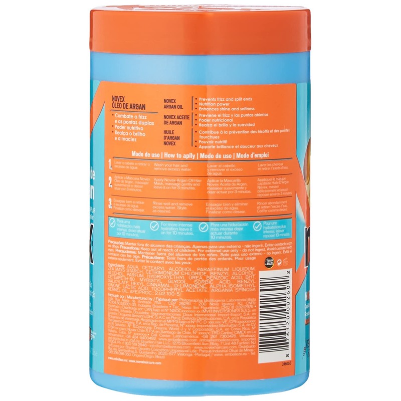 Novex Argan Oil Hair Mask 400g