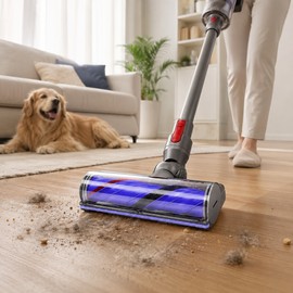 Vacuum Cleaner Head for Dyson V7 V8 V10 V11 V15 – Anti-Tangle Motorized Floor Brush for Carpet, Hardwood & Tile