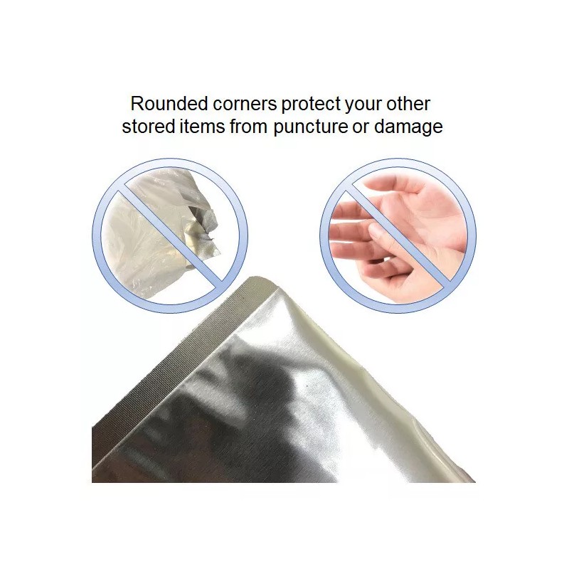 PackFreshUSA (100 Pack) PackFreshUSA Mylar Bags & Oxygen Absorbers Box