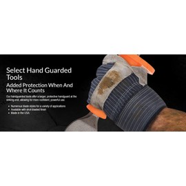 Mayhew Select 35205 4-by-7-Inch Handguarded Mason Chisel