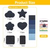 GDFHBD 30 Pieces Of Multi-Patterned Clothing Patches, Jeans Ironing Patches,