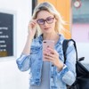 K KENZHOU Blue Light Blocking Computer Glasses Anti Eyestrain Unisex