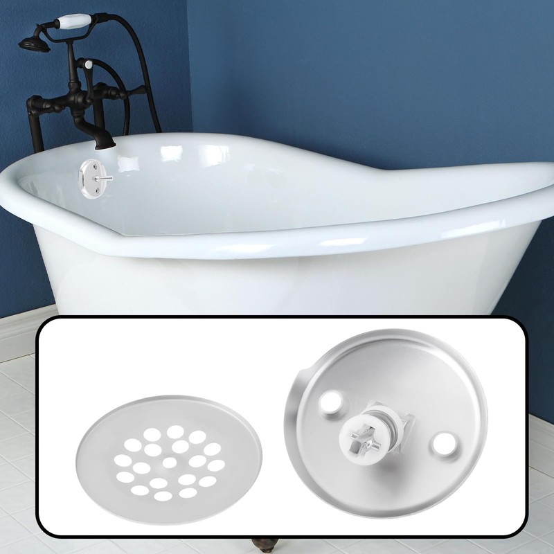 SG Store Bathtub Cover Set with Release Lever Overflow Cover