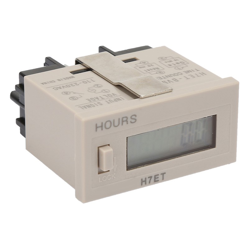AC H7Et BVM Digital Electrical Counter Totalizer with 6-Digit LCD