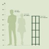 Furinno Furinno Turn-N-Tube 5 Tier Corner Display Rack Multipurpose Shelving
