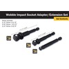 Titan 49003 2-3/4" Impact Wobble Socket Adapter Set - 3Piece