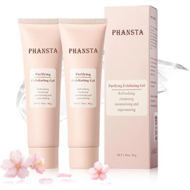 SINYI Gel exfoliante purificante 2PCS，Exfoliante Corporal，Exfoliante Facial Purificante，Limpiador facial exfoliante para todo tipo de piel para eliminar la suciedad y la grasa