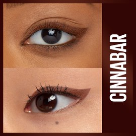 Maybelline Unstoppable Waterproof Mechanical Brown Eyeliner Pencil, Easy to Apply, Smooth Glide, Up to 24 Hour Wear, Cinnabar, Pack of 2