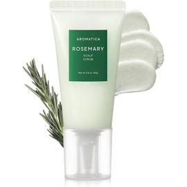AROMATICA Exfoliante Capilar con Romero y Sal del Lago de los Andes – Scrub Vegano para Cuero Cabelludo con Extractos Botánicos – 165 g