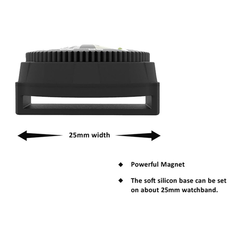 KanPas Mini Button Map Compass with Turnable Bezel for Watchband