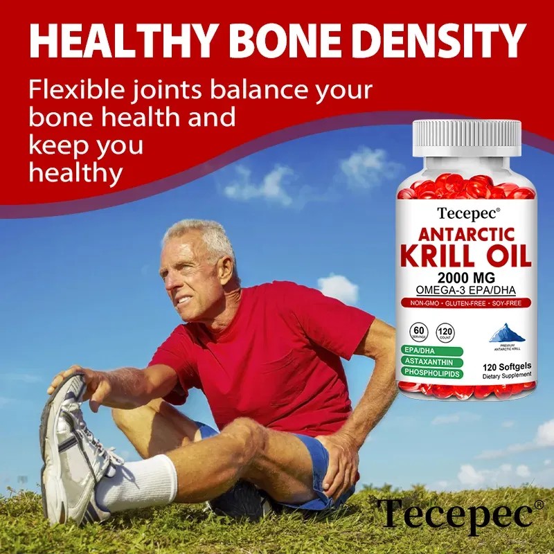 Suplemento Aceite Krill Antártico Tecepec 120 Cápsulas
