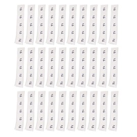30Pcs NFC Tags PVC Waterproof 504 Bytes Programmable NFC Stickers for TagMo Phone White
