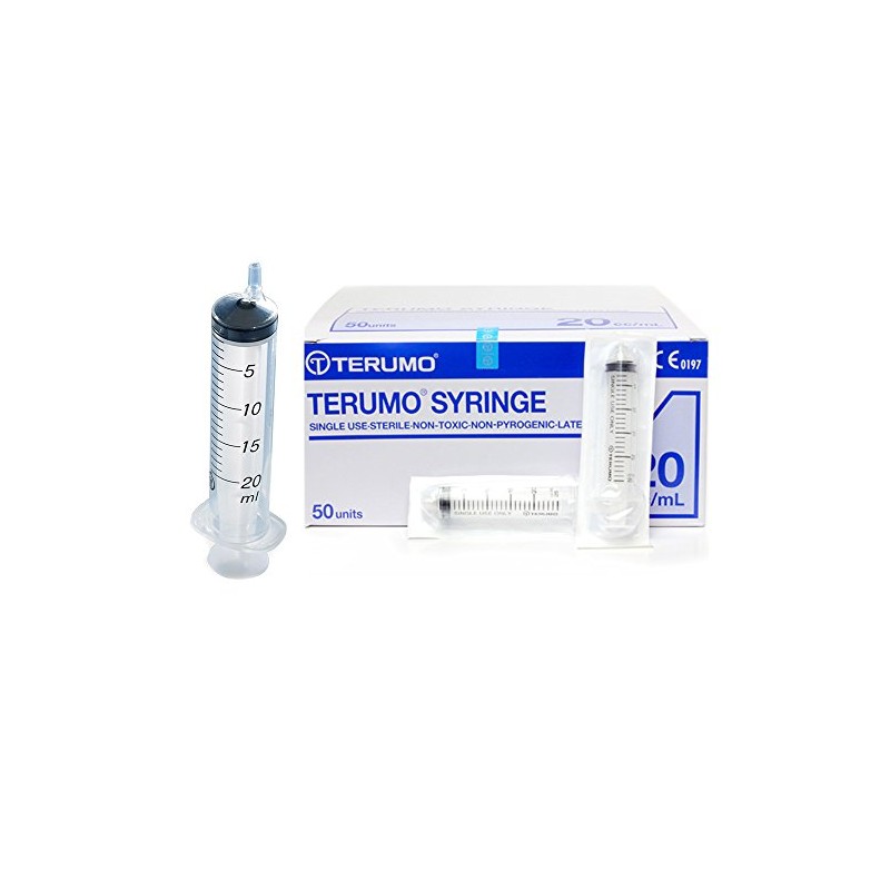 Terumo 20 ml Disposable Syringe - Pack of 50